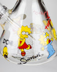 14" Yellow Family Cartoon 9mm Glass Bongs_1