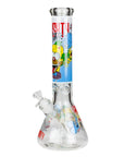 14" Cartoon Glow In The Dark Glass Bong 9mm_7