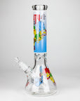 14" Cartoon Glow In The Dark Glass Bong 9mm_13