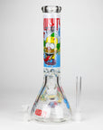 14" Cartoon Glow In The Dark Glass Bong 9mm_5