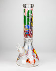 14" Cartoon Glow In The Dark Glass Bong 9mm_11