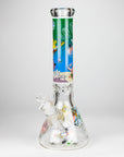 14" Cartoon Glow In The Dark Glass Bong 9mm_12