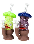 7.8" Vinyl Mushroom Monster Water Pipe_0