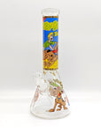 14" 7mm Cartoon Beaker Glass Bong_5