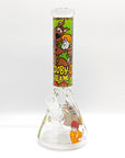 14" 7mm Cartoon Beaker Glass Bong_7