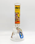 14" 7mm Cartoon Beaker Glass Bong_4