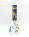 14" 7mm Cartoon Beaker Glass Bong_3