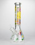 14" Yellow Family Cartoon 9mm Glass Bongs_6