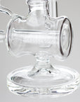 11″ Clear Recycler Glass Bong With Inline Diffuser