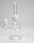 11″ Clear Recycler Glass Bong With Inline Diffuser