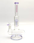 Fortune 14" Double Inline Stemless to Grid Percolator Bong