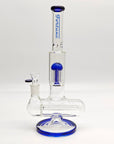 Fortune 14" Double Inline Stemless to Grid Percolator Bong