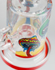 7" Glow-in-the-Dark Magic Mushroom Bong with Perc
