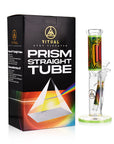 Ritual Smoke Prism 10" Glass Straight Tube Lime