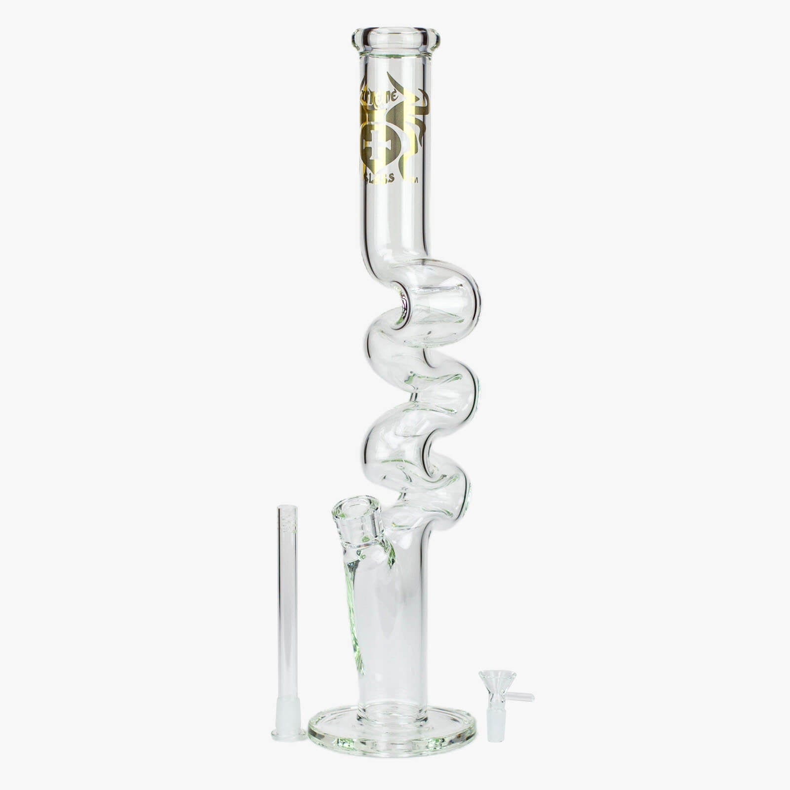 20&quot; Xtream Kink Zong 7 mm Glass Water Bong - INHALCO