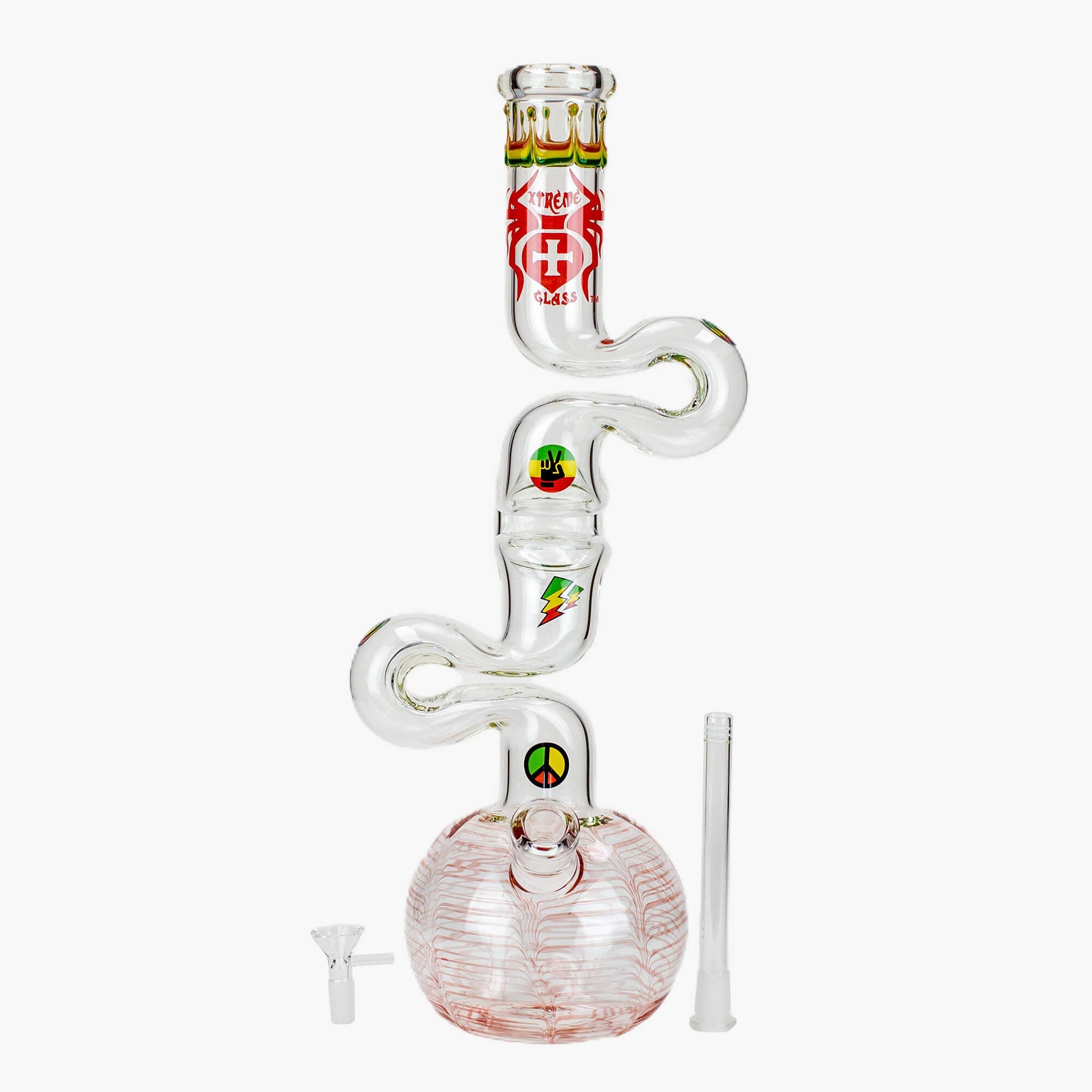20&quot; Xtream Zong Bubble Bong 7mm Thick Glass - INHALCO