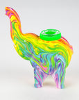 4.5" Assorted Silicone Elephant Bong