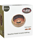 Fujima Reactive Finish Ceramic Ashtray