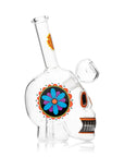 Dia De Los Muertos Skull Bong 6.1"