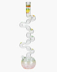 29" Xtream Kink Zong Glass Bubble Bong - INHALCO