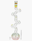 29" Xtream Kink Zong Glass Bubble Bong - INHALCO