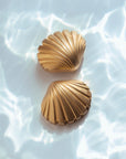 Golden Seashell Weed Grinder