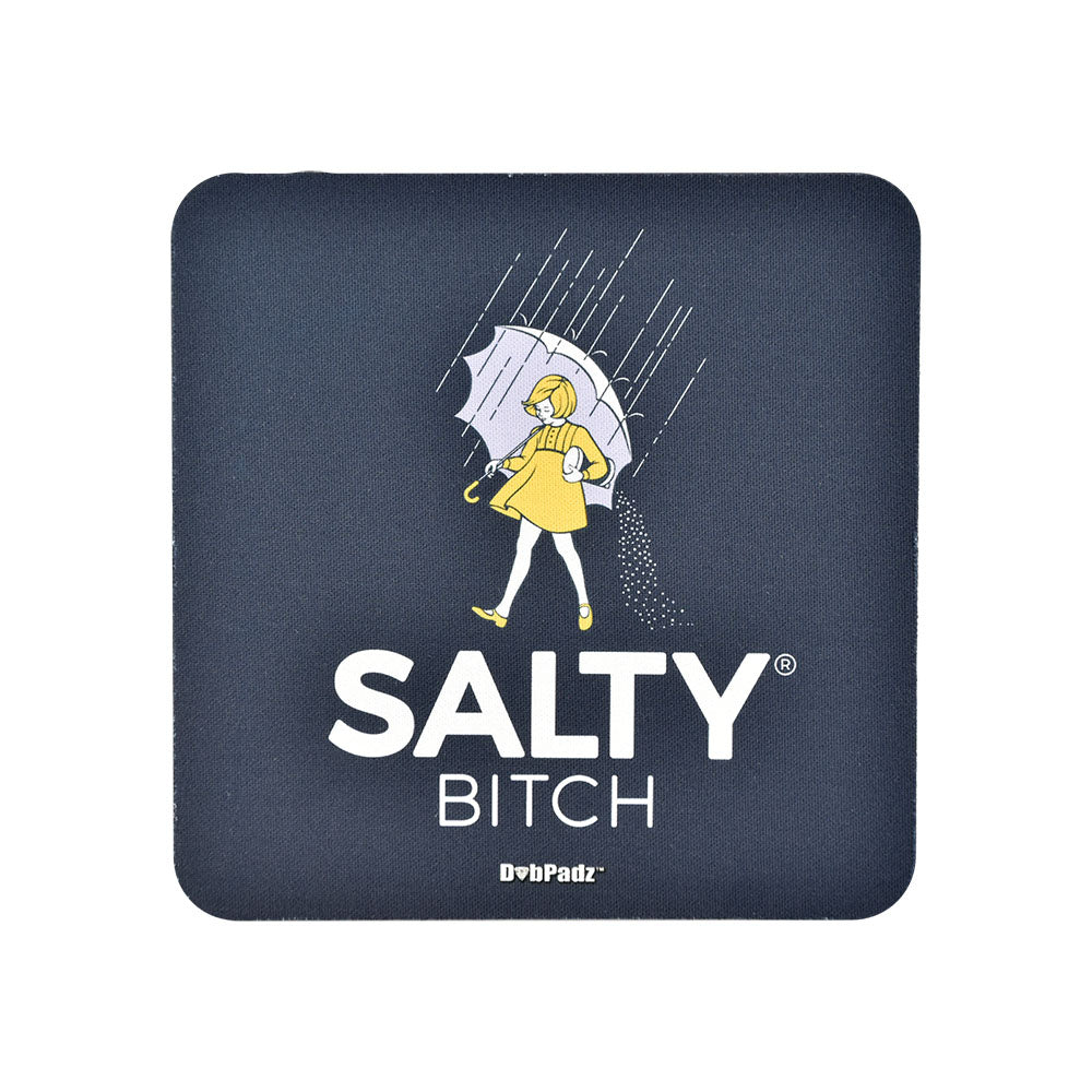 Salty Bitch Square Fabric Top Dab Mat