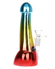 Penis Electroplated Water Bong 8"