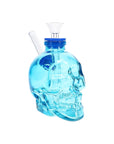 4″ Colored Skull Glass Bong