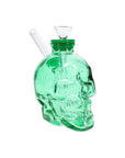 4″ Colored Skull Glass Bong