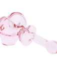 Cute Heart Glass Hand Pipe showing heart-shaped bowl design