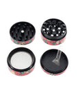 Metal Pipe & 4-Part Metal Grinder Gift Set Rosy Skulls