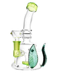 Leaf Handle Glass Bong