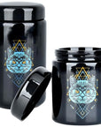 420 Sacred Cat Jar with UV Screw Top - inhalco