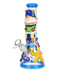 Under The Sea 3D Painted Beaker Water Pipe