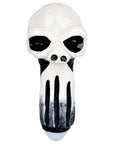 Punishing Skull Enamel on Glass Hand Pipe