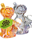 4CT BUNDLE-SeshGear Jack-O-Lantern Ghost Glass Bubbler-4"