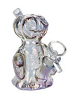 4CT BUNDLE-SeshGear Jack-O-Lantern Ghost Glass Bubbler-4"