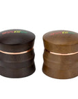 4 Parts Bamboo Cover Grinder Box of 6