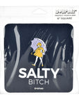 Salty Bitch Square Fabric Top Dab Mat