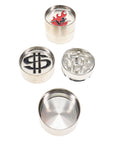 3 Part Metal Herb Grinder Pocket Pop