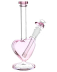 The Heart Grows Fonder Glass Water Pipe