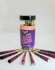 Kandu NYC Rose Petal Pre-rolled Cones 109mm Display Jar of 30 Count