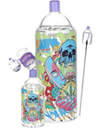 Pulsar Graffiti Series Spray Paint Glass Water Pipe Set
