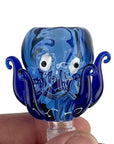 Blue Octopus Glass Bong Bowl