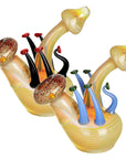 6-Inch Mushroom Glass Bubbler - inhalco