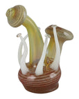 6-Inch Mushroom Glass Bubbler - inhalco