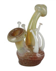 6-Inch Mushroom Glass Bubbler - inhalco