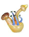 6-Inch Mushroom Glass Bubbler - inhalco