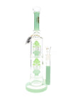6B Glass Dual Mushroom Multi-Perc Bong 14″
